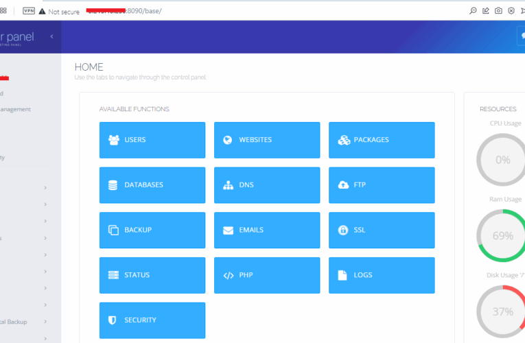 Cara Backup dan Restore Data di CyberPanel